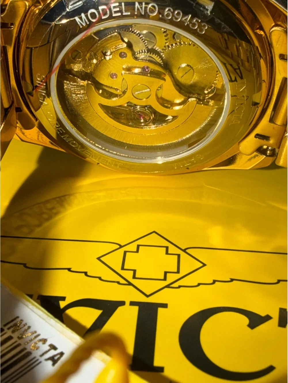 $349 INVICTA Automatic Objet D art excelsior skeleton dial watch 43mm